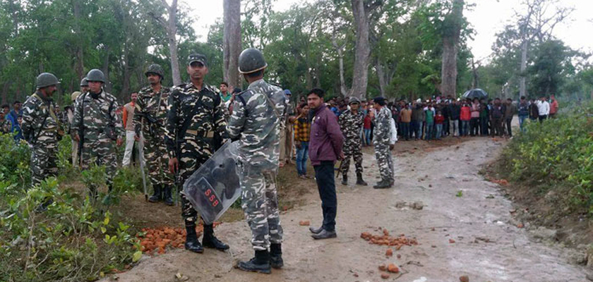 एसएसबीको अवरोध : सीमास्तम्भ बेपत्ता