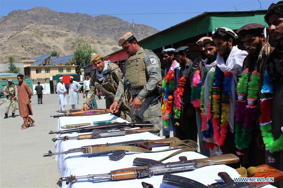 9 IS militants surrender in E. Afghan province