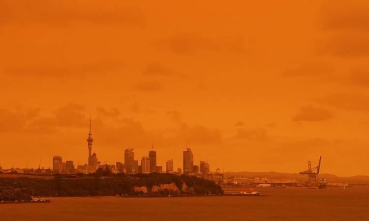 Bushfire smoke from Australia covers sky of New ealand’s Auckland