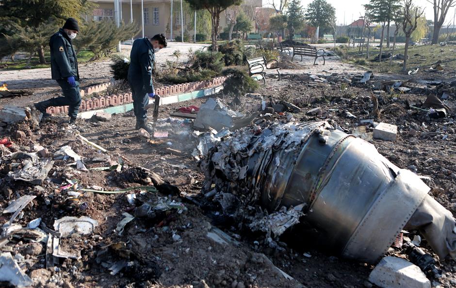 Ukrainian plane hit by two short-range TOR-M1 missiles, Iran says