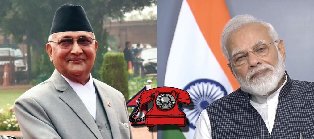 PM Oli and Indian PM Modi exchange New Year’s greetings