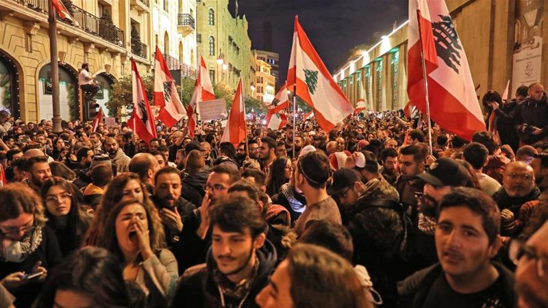 Thousands of Lebanese protest against new PM