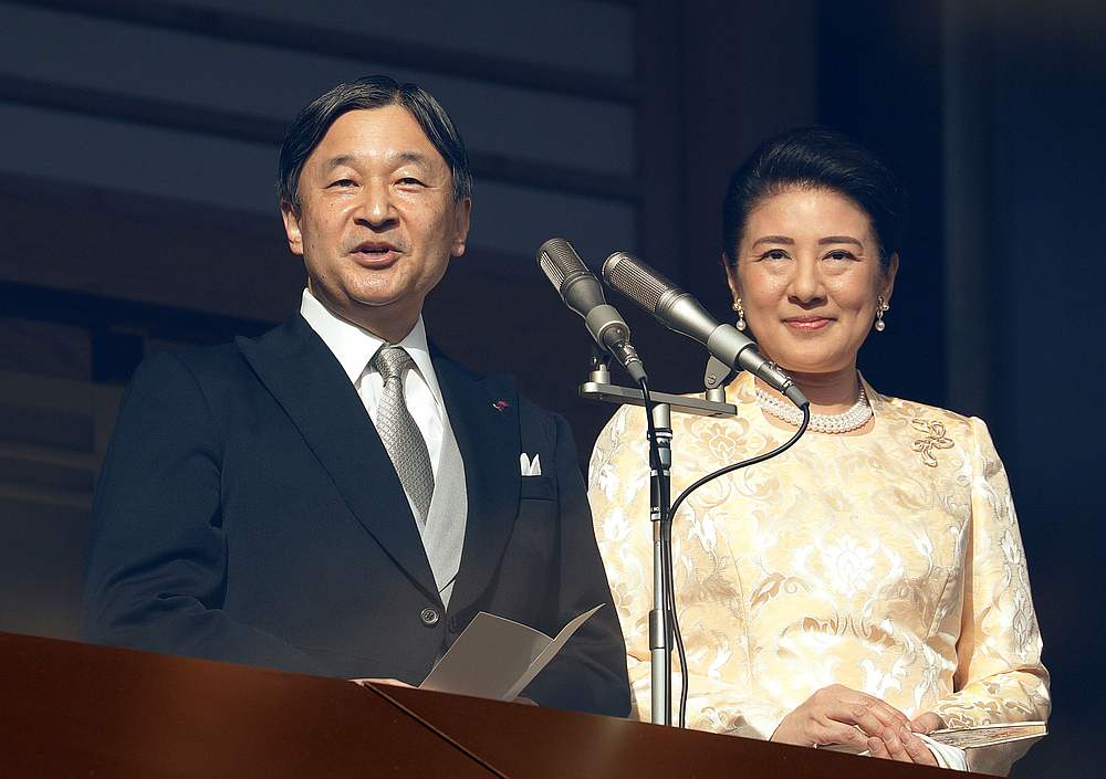 Japan’s Naruhito hopes for a year without natural disasters