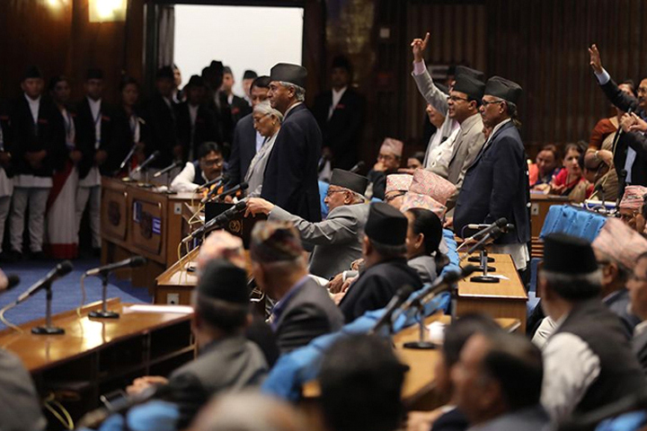 प्रतिनिधिसभा बैठकमा कांग्रेसको अवरोध
