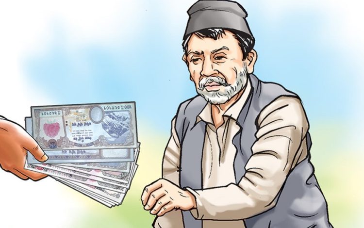 भत्ता लिन वृद्धवृद्धालाई सास्ती