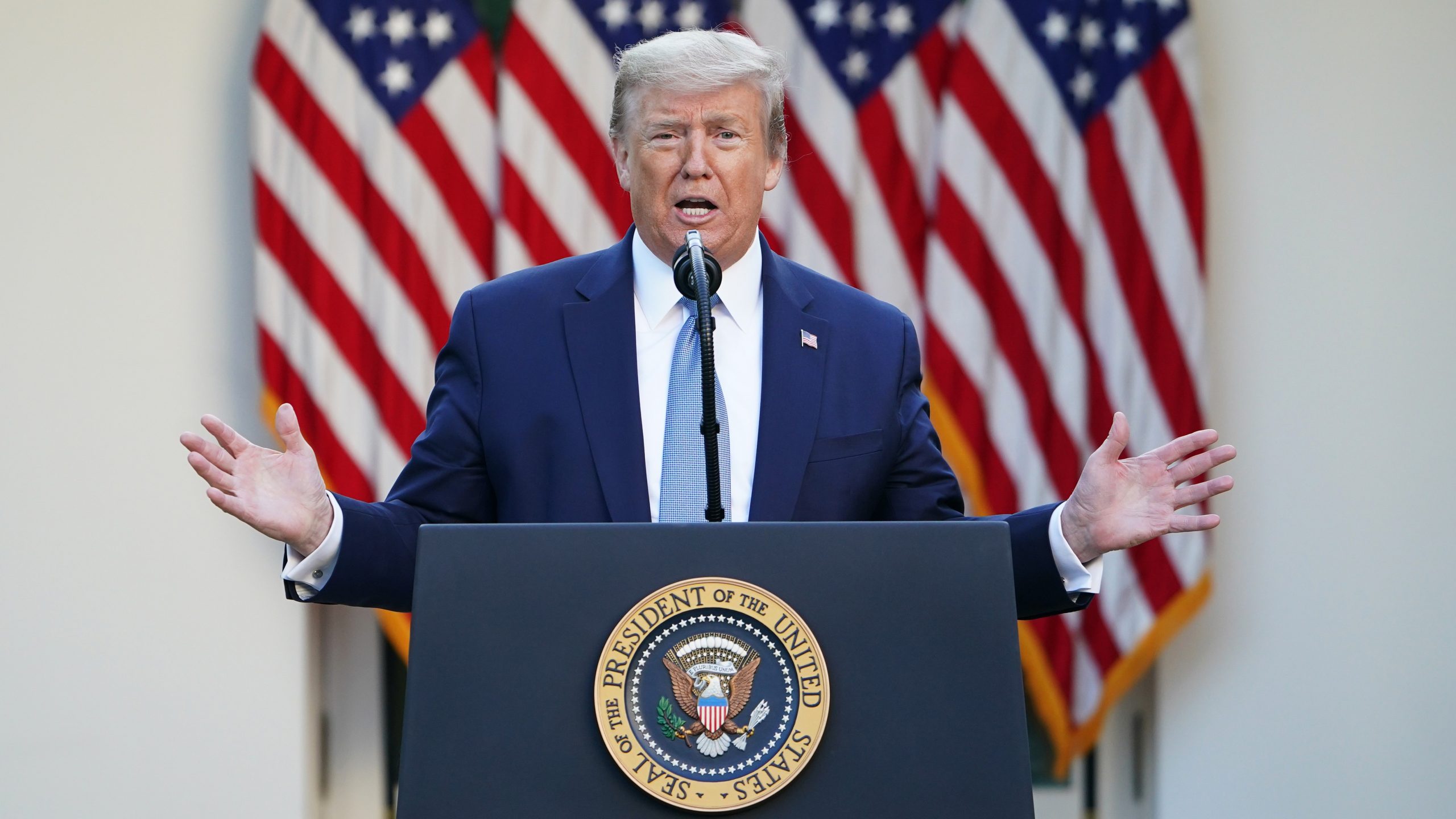 Trump to ease lockdown, saying virus cases have ‘passed peak’