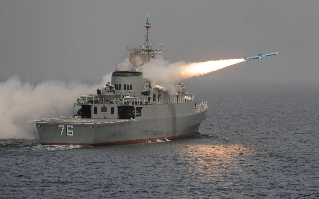 Iranian warship hit by missile in training accident, killing 19 sailors