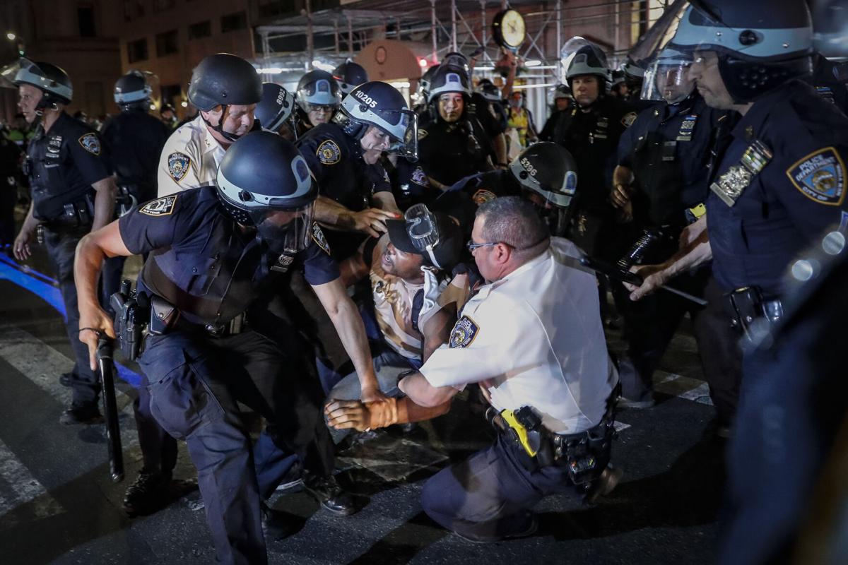 NYC calmer as Buffalo police draw ire for protester injury