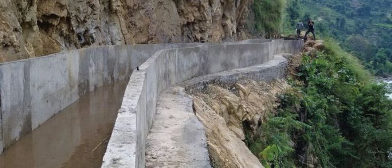 चापागाउँदेखि टीकाभैरव राजकुलो सञ्चालनमा