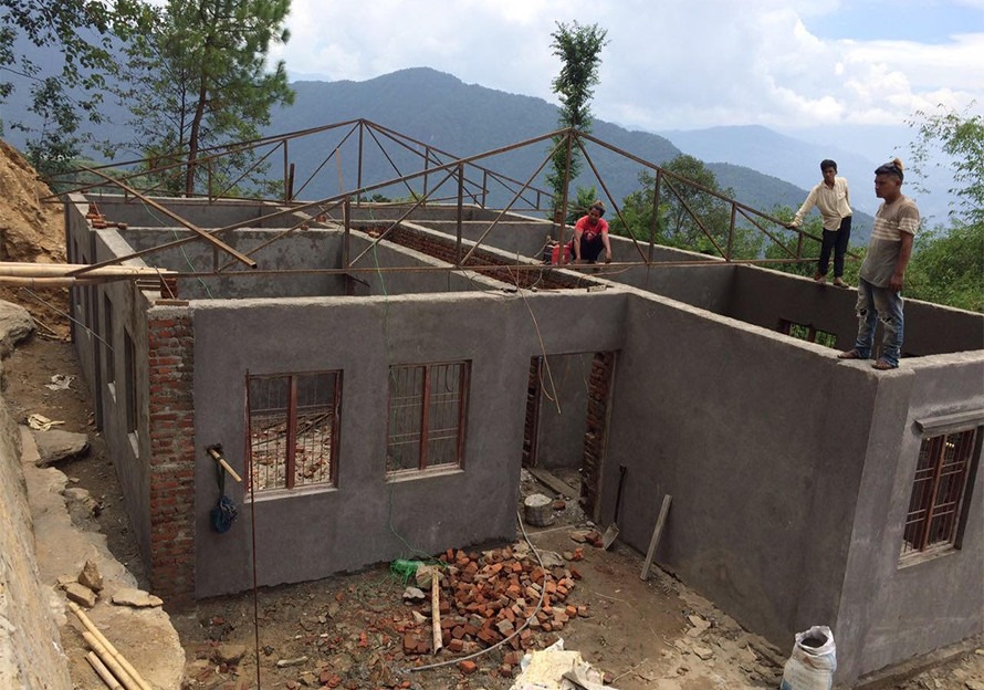 म्याग्दीमा भूकम्प प्रभावित ५५ विद्यालय भवन पुनःनिर्माण