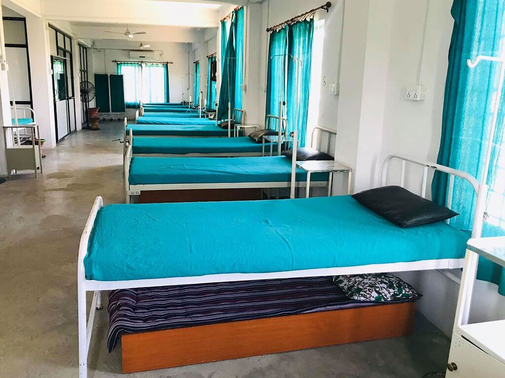 १२० श्ययाको आइसोलेसन वार्ड निर्माण