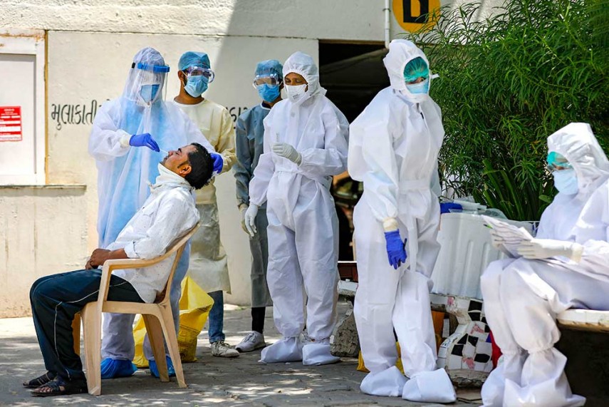 With spike of 64,531 cases, India’s COVID-19 tally reaches 27,67,274