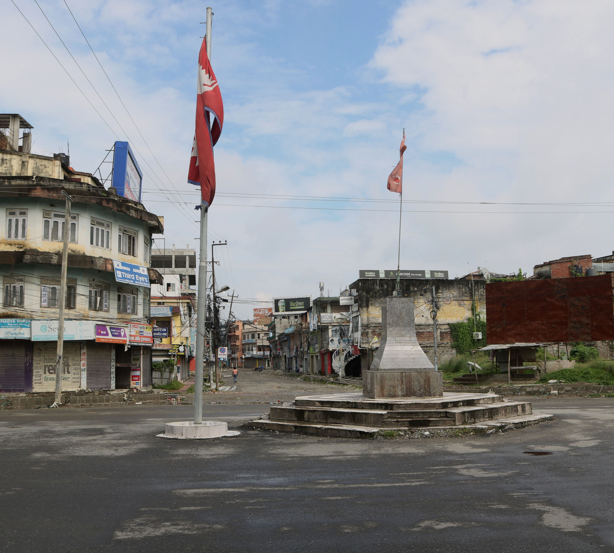 सुनसान विराटनगरको हिमालय रोड