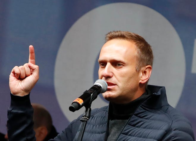 Russian opposition figure Navalny hospitalised over suspected poisoning