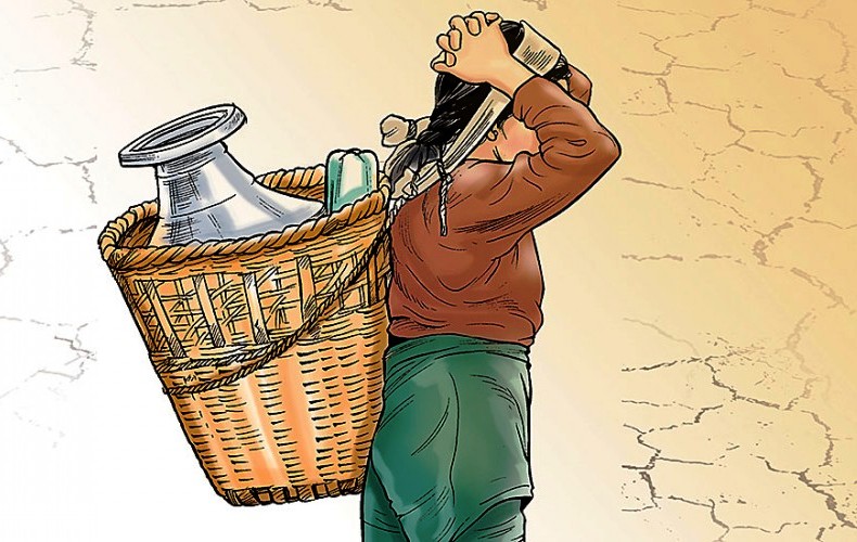 पहिरोपीडितको व्यथा : वर्षाको भल पिउन बाध्य