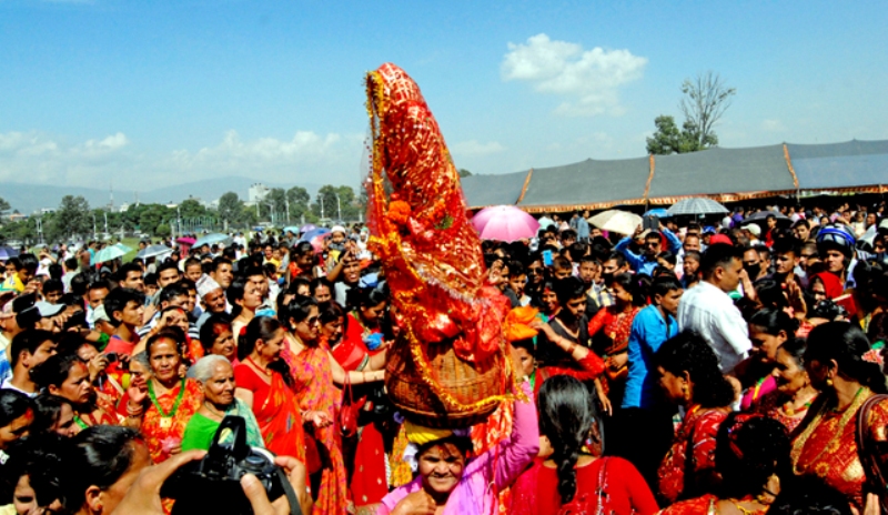 पूजापाठमै सीमित भयो यस वर्ष ‘गौरा’