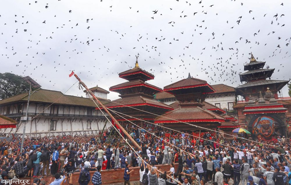 यस वर्ष इन्द्रजात्रामा भीडभाड रोकिने