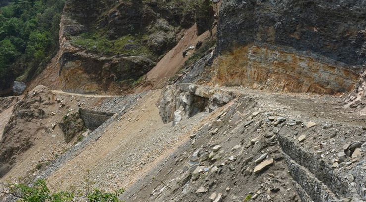 अलपत्र कालीगण्डकी करिडोरको फलेबास–अर्मादी खण्डको ट्र्याक ओपन शुरु