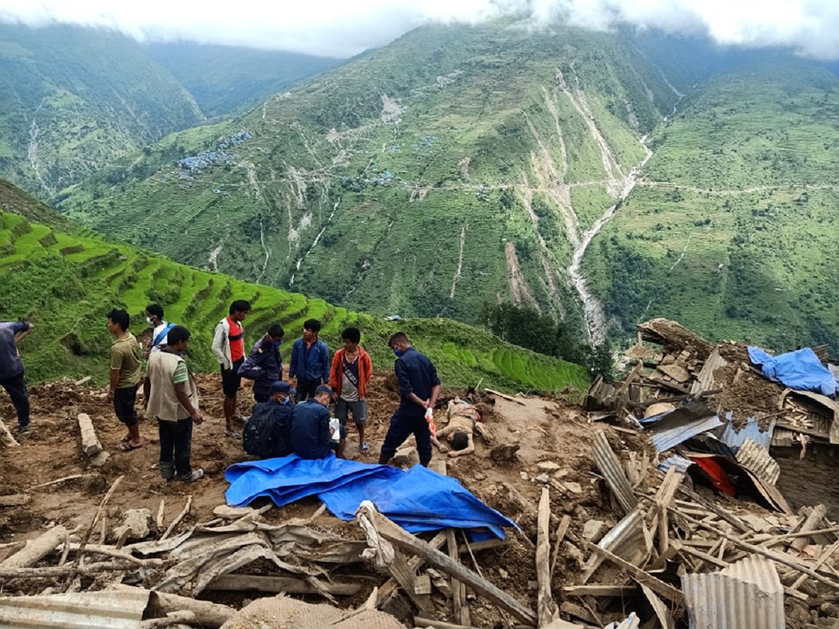 लिदीको पहिरामा परेका २२ जनाको शव फेला