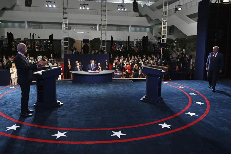 Debate veers from ‘How you doing?’ to ‘Will you shut up?’