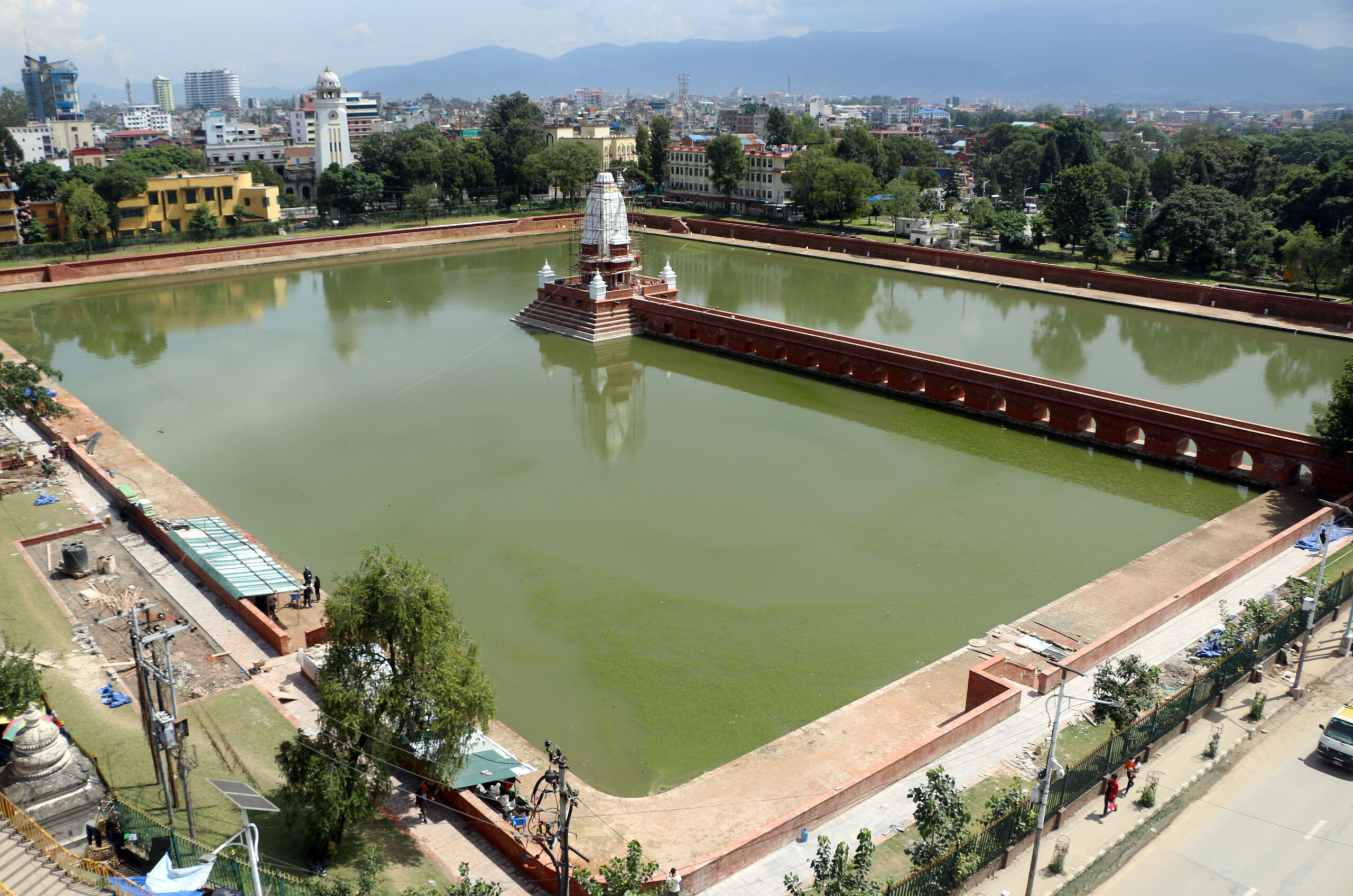 पुनःनिर्माणपछिको रमणीय रानीपोखरी