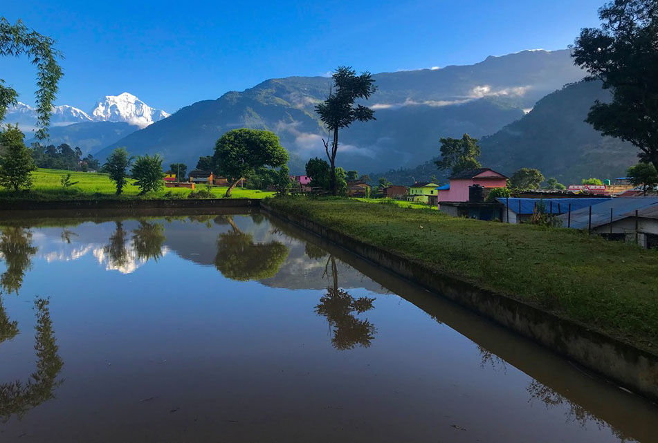 धौलागिरि क्षेत्रकै पहिलो मानव निर्मित पोखरी