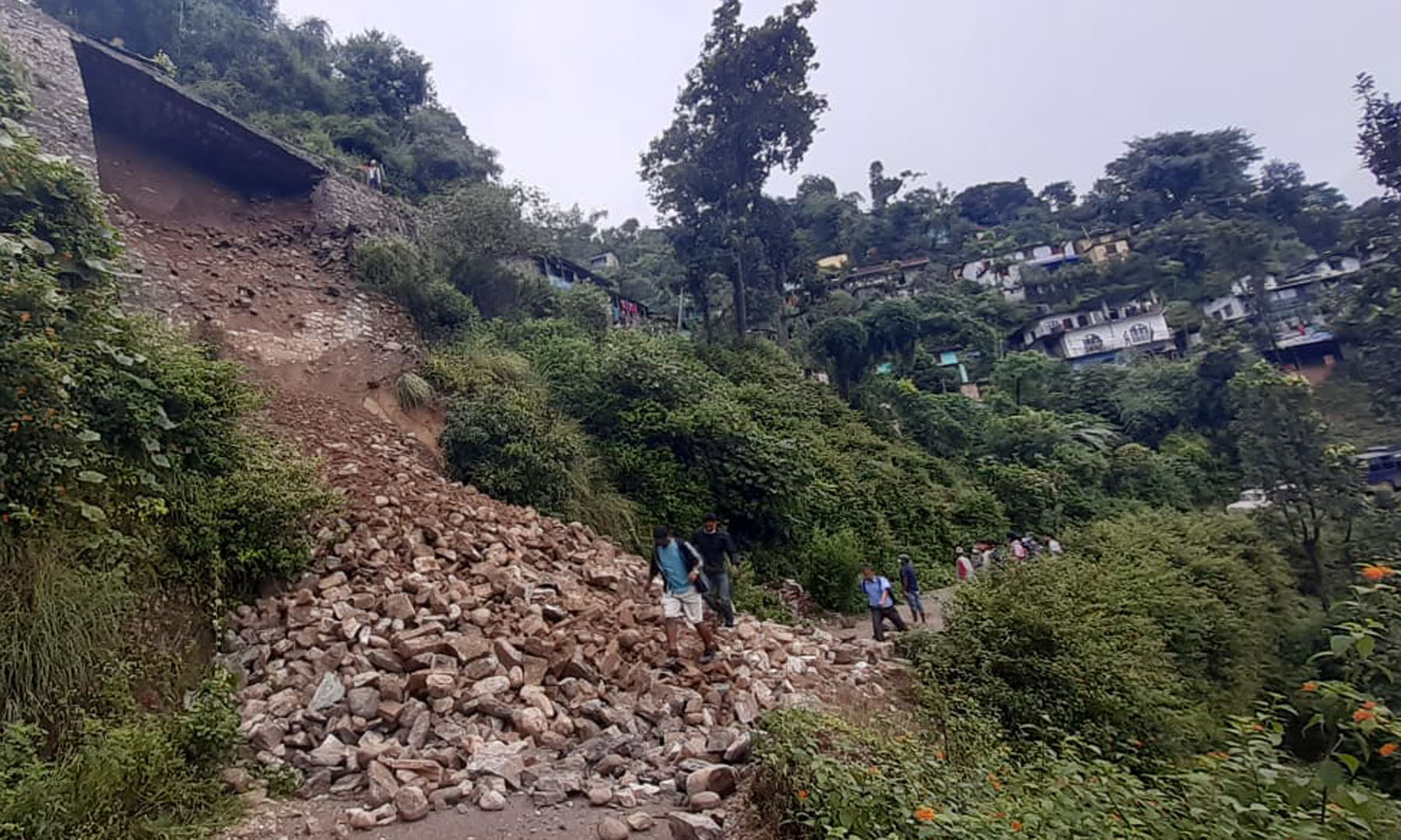 जाजरकोट–डोल्पा सडकखण्ड अवरुद्ध