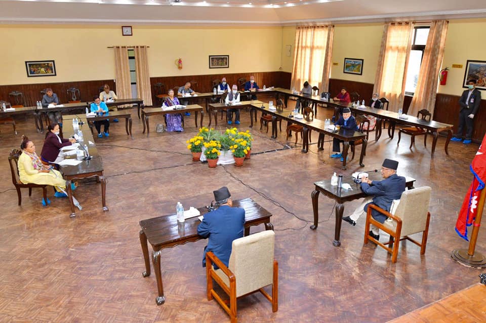 नेकपा स्थायी कमिटीको बैठक शुरु
