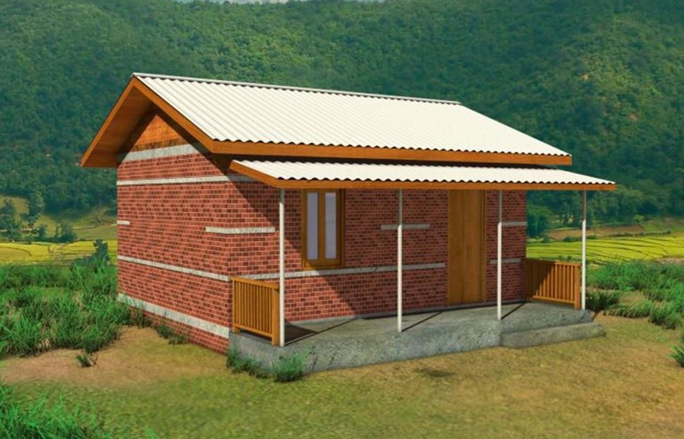 बेसहारा दिदीबहिनीको घर बनाउँदै सामाजिक अगुवाहरु