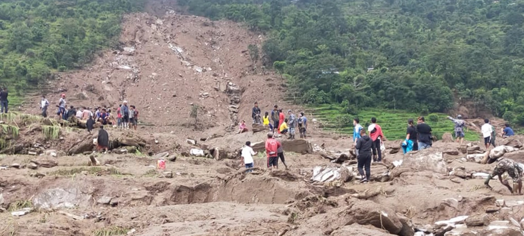 सिन्धुपाल्चोकमा मात्रै पहिरोबाट ७४ को मृत्यु, ४१ अझै बेपत्ता