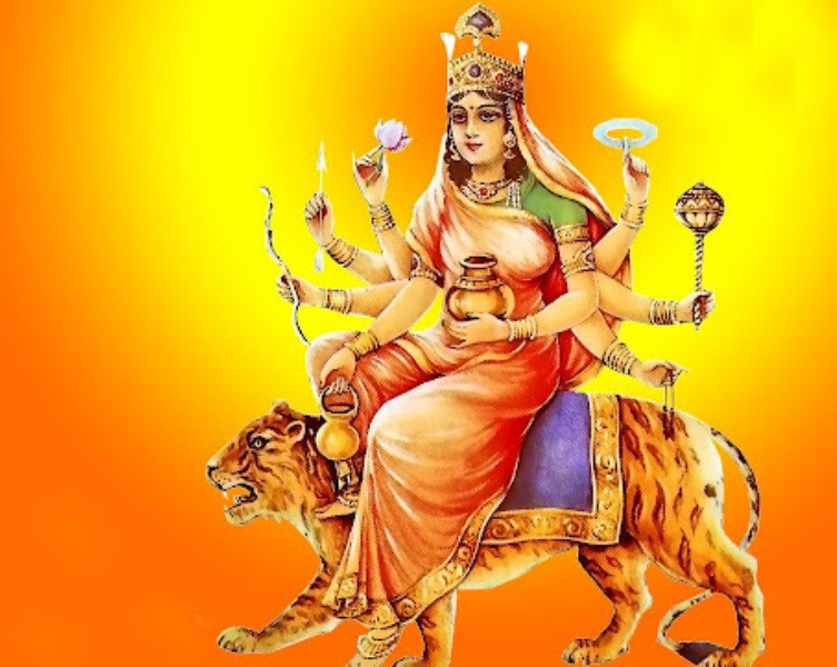 नवरात्रको चौथो दिन कुष्माण्डा देवीको पूजा आराधना गरिँदै