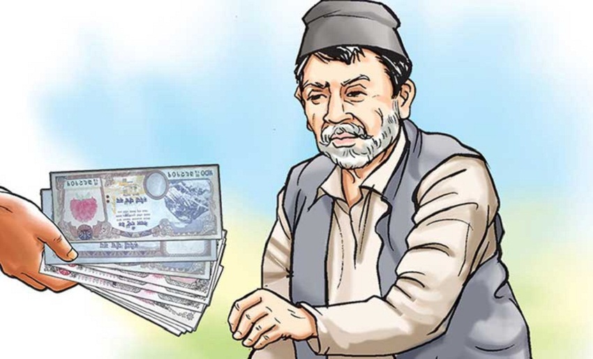 सामाजिक सुरक्षा भत्ता बाँड्दै झापाको सहारा
