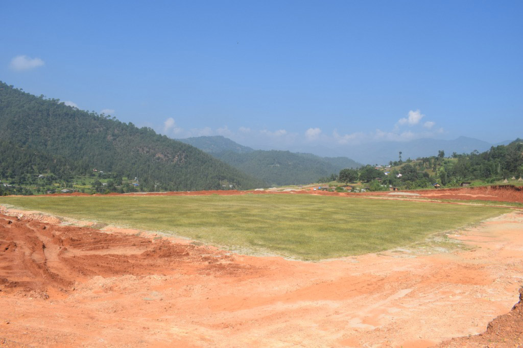 शहिदको नाममा बन्दै गरेको फूटबल  रङ्गशाला