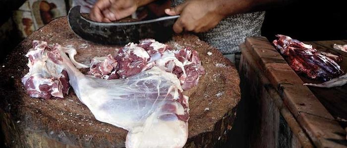 लगनखेलका अधिकांश मासु पसल मापदण्डविपरीत