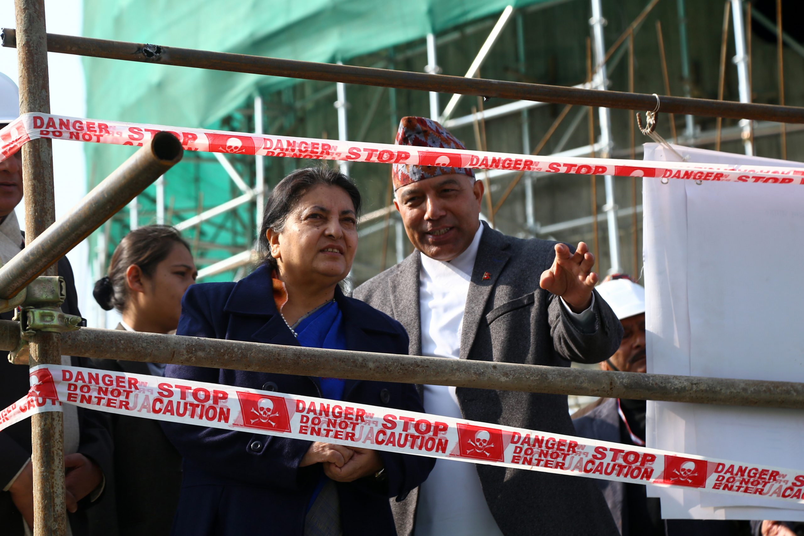 राष्ट्रपतिद्वारा रानीपोखरी र दरबार हाइस्कुल पुनः निर्मणको उद्घाटन गरिँदै