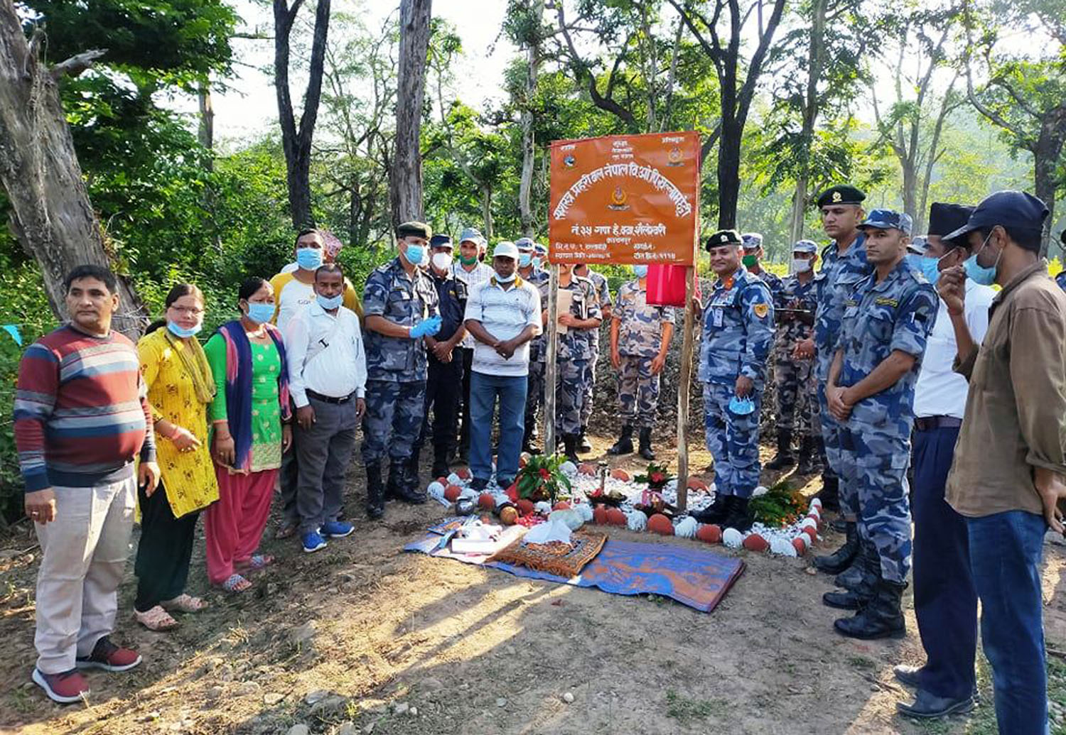 भीमदत्त नगरपालिकामा सशस्त्र प्रहरीद्वारा बिओपी उद्घाटन