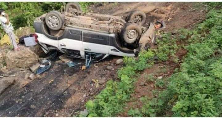 भदौरे भिरमा सवारी दुर्घटना : ओखलढुङ्गाका दुईसहित पाँचको मृत्यु