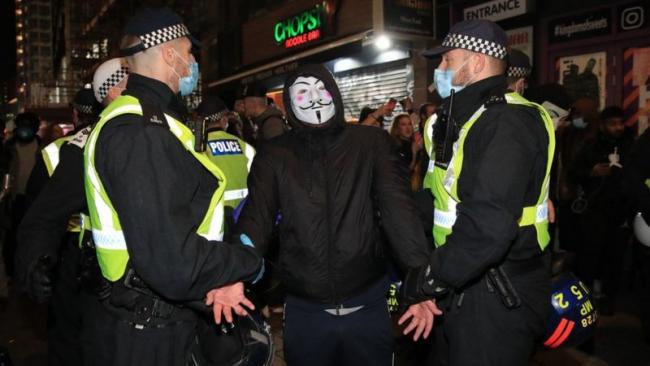 Over 100 people arrested from anti-lockdown protests in London