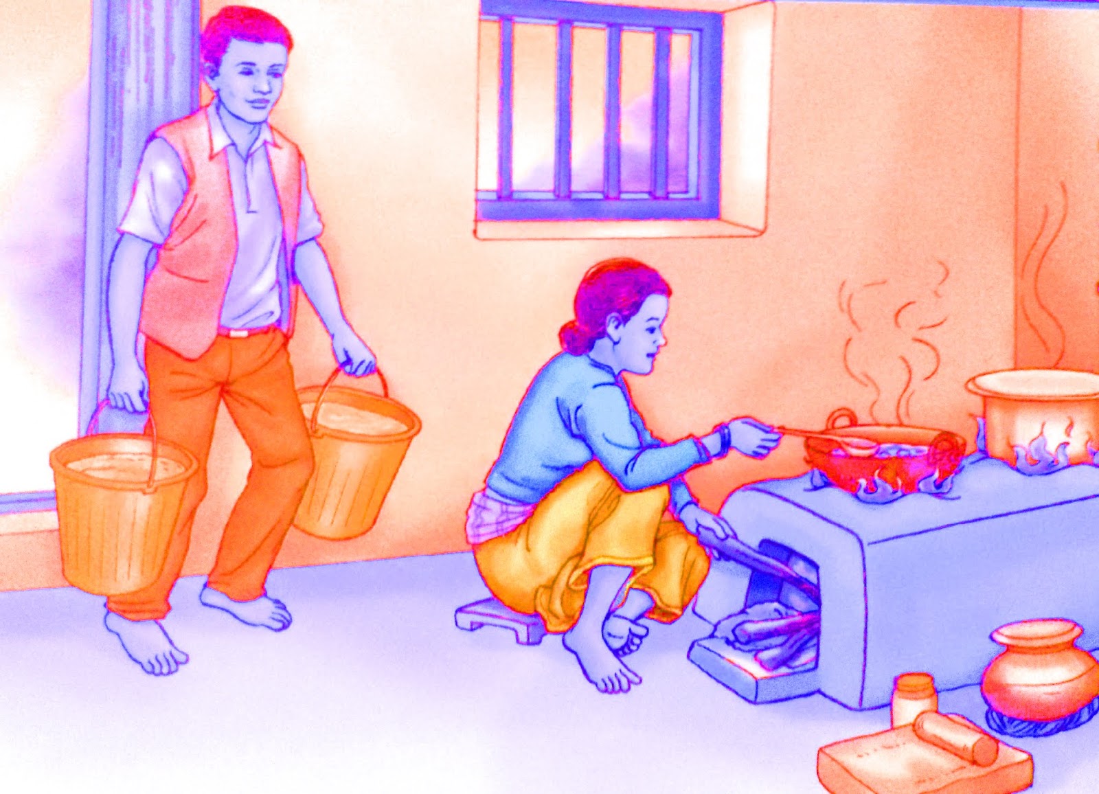 घरायसी कामको जिम्मा महिलाको मात्र हो र !