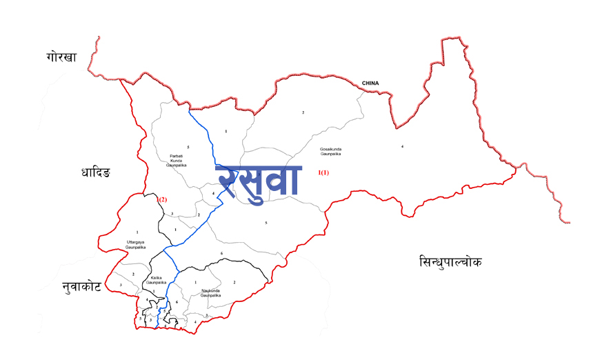 रसुवामा कोभिड संक्रमण घट्दैे