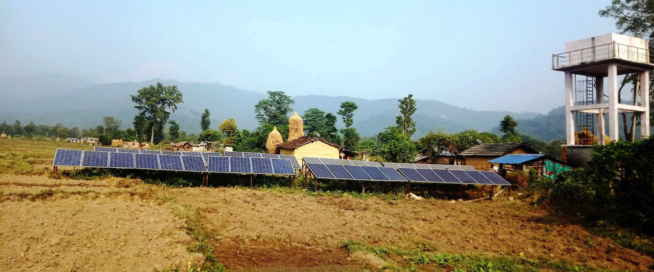 वडा कार्यालयको सहयोगमा सोलार प्यानल जडान