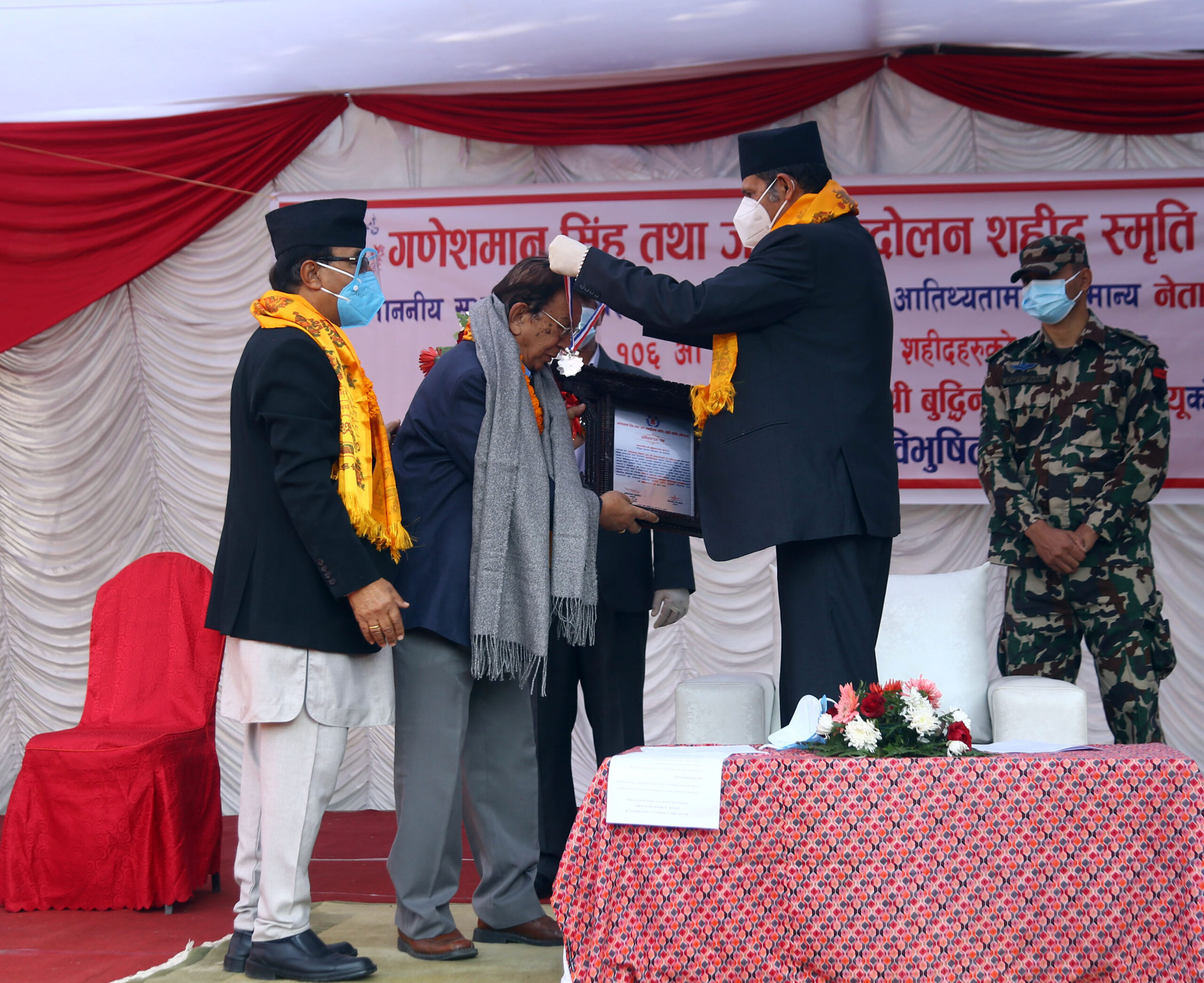 शान्ति स्वर्ण पदकबाट सीमाविद्  श्रेष्ठ सम्मानित