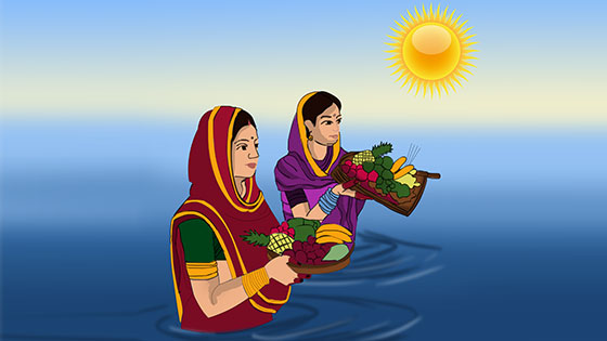 छठ पर्वको खरना विधि गरिँदै