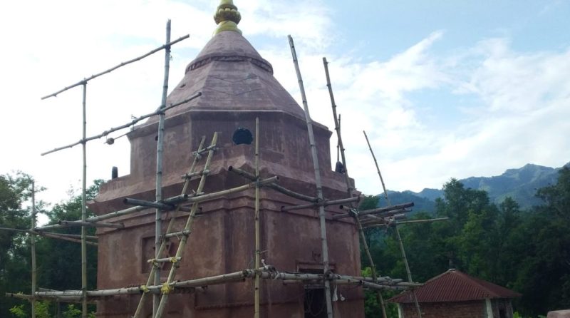 थापाथली सानेपासम्मका देवालय पुनःनिर्माण शुरु