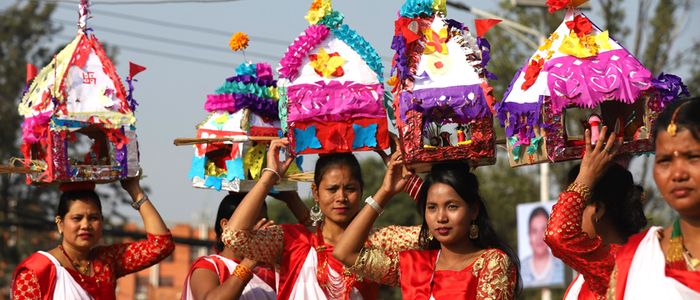 मिथिलामा प्रेम र समर्पणको पर्व सामाचकेवाका गीत गुञ्जदै