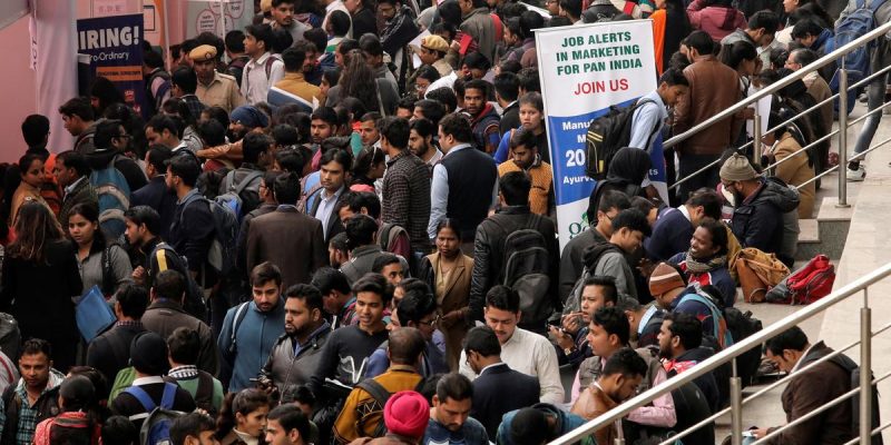 India’s unemployment rate rises to 6.98 pct in October