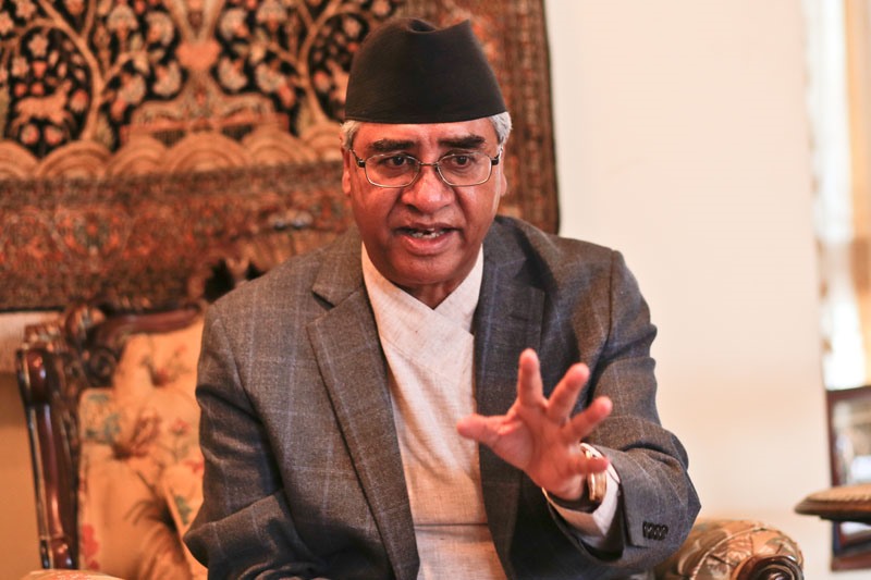सभापति देउवाद्वारा प्रदर्शनमा सहभागी बन्न अपिल