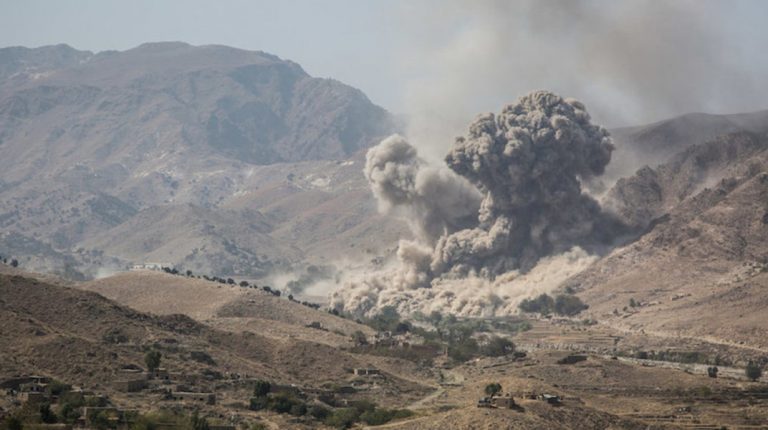 Afghan airstrikes kill 21 insurgents in southern Helmand province