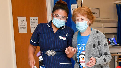 Briton, 90, first person to receive Pfizer Covid vaccine