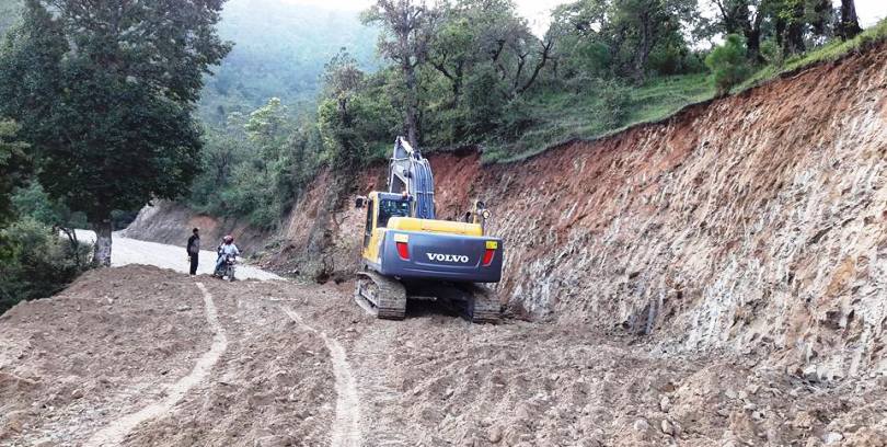 कछुवा गतिमा हुँदै मध्यपहाडी राजमार्गको काम
